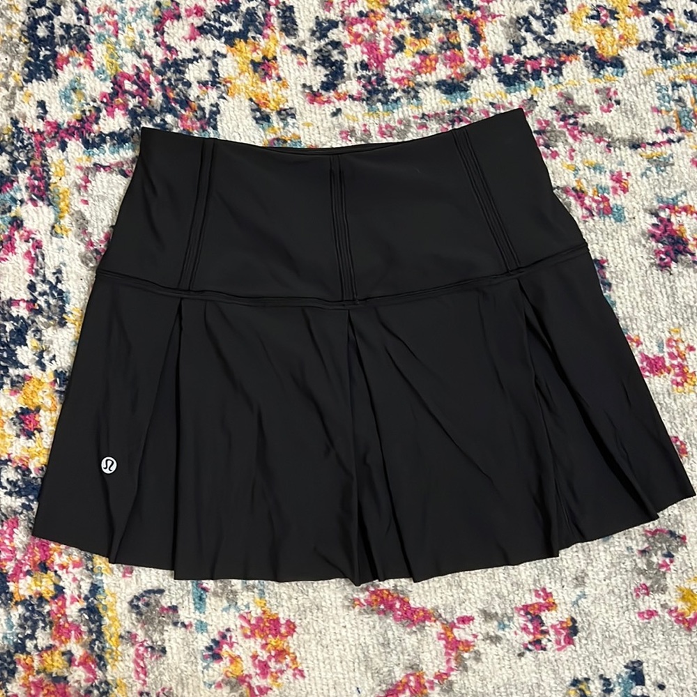 high-rise pleated lululemon skirt